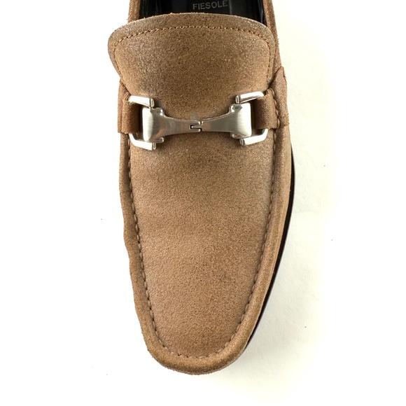 Allen Edmonds Fiesole Brown Slip On Loafers 8.5 D Includes pair of AE Shoe Bags - Picture 9 of 16